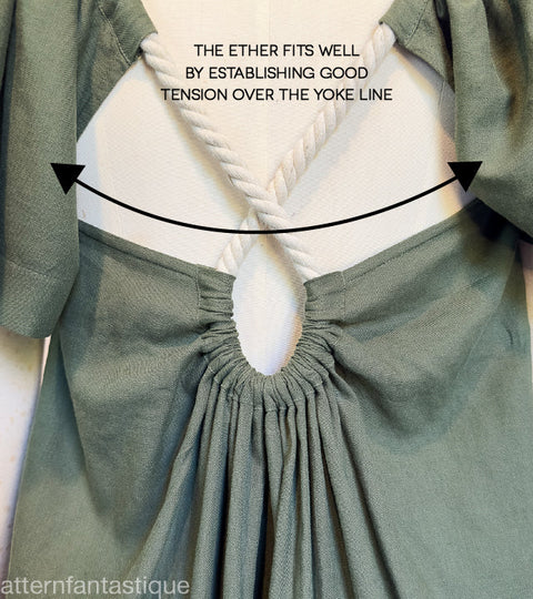 Ether Dress - Hot tips for threading the rope and getting the fit right.