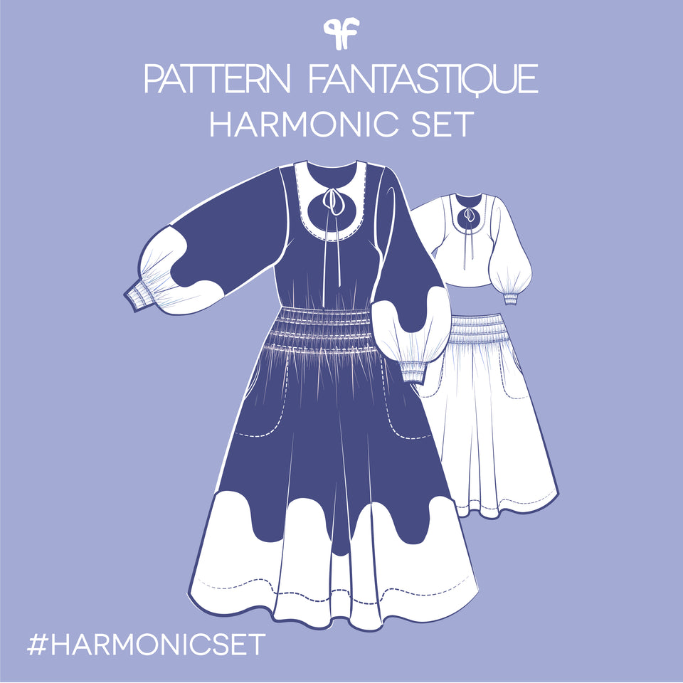 Harmonic Set - Sewing Pattern PRINT or PDF