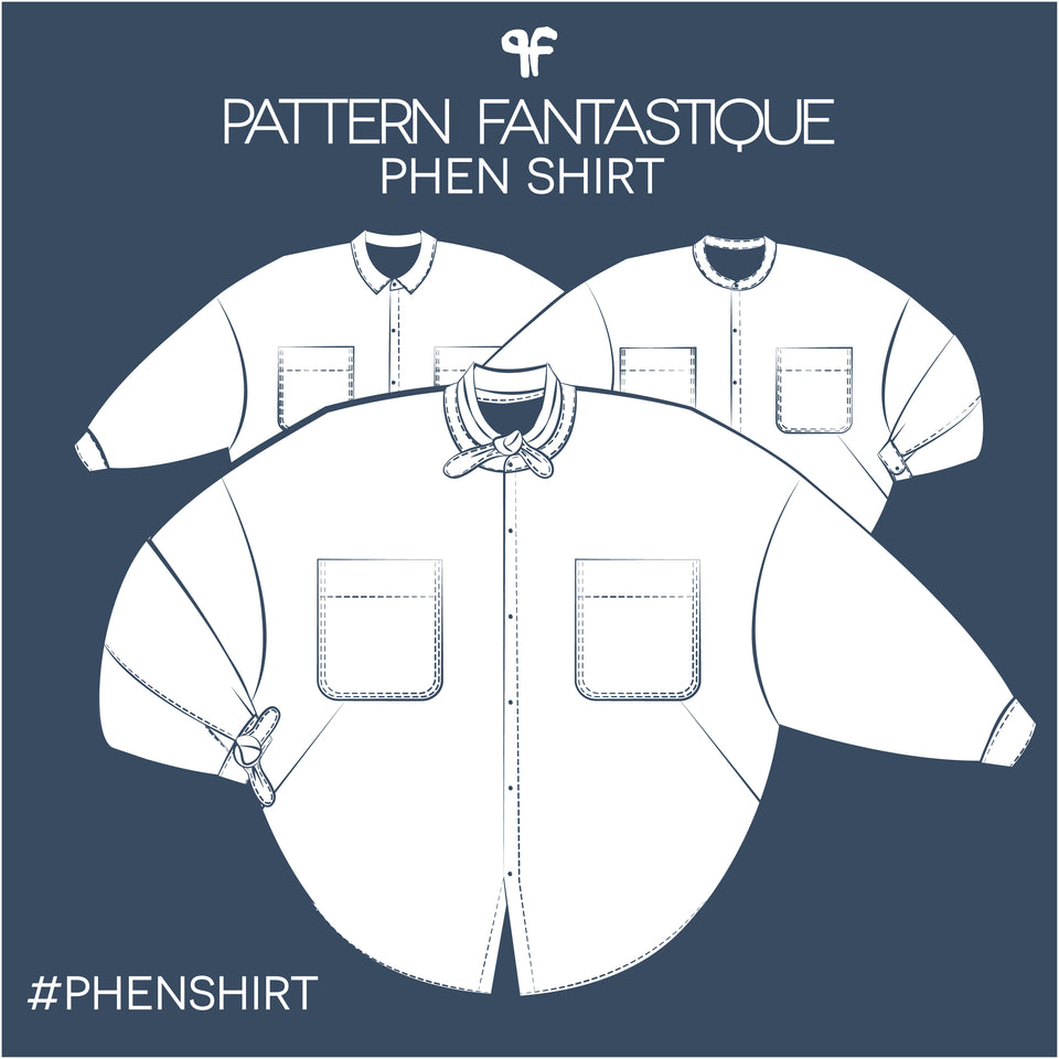 Phen Shirt sewing pattern 